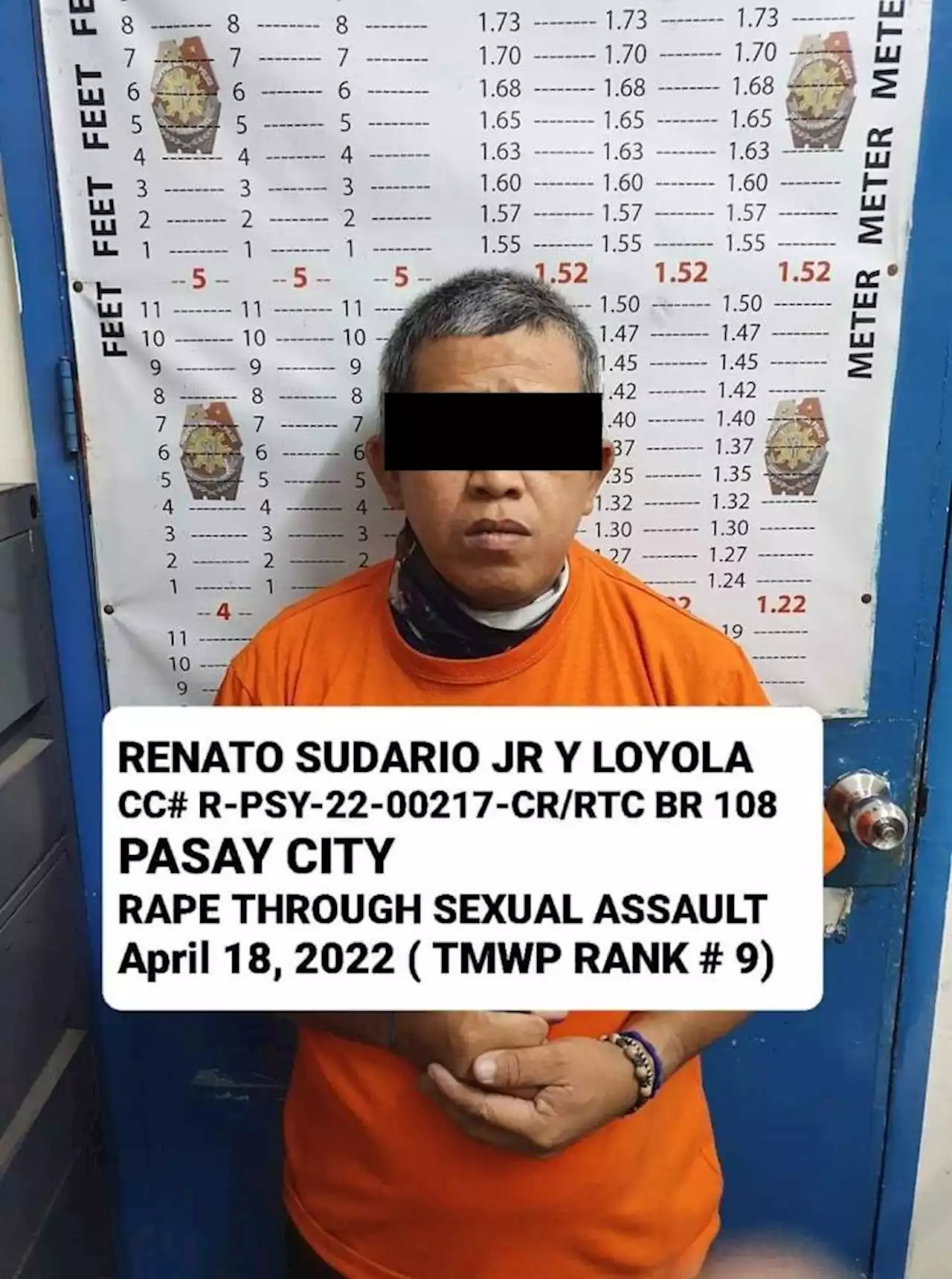 Rape suspect arrested in Pasay City