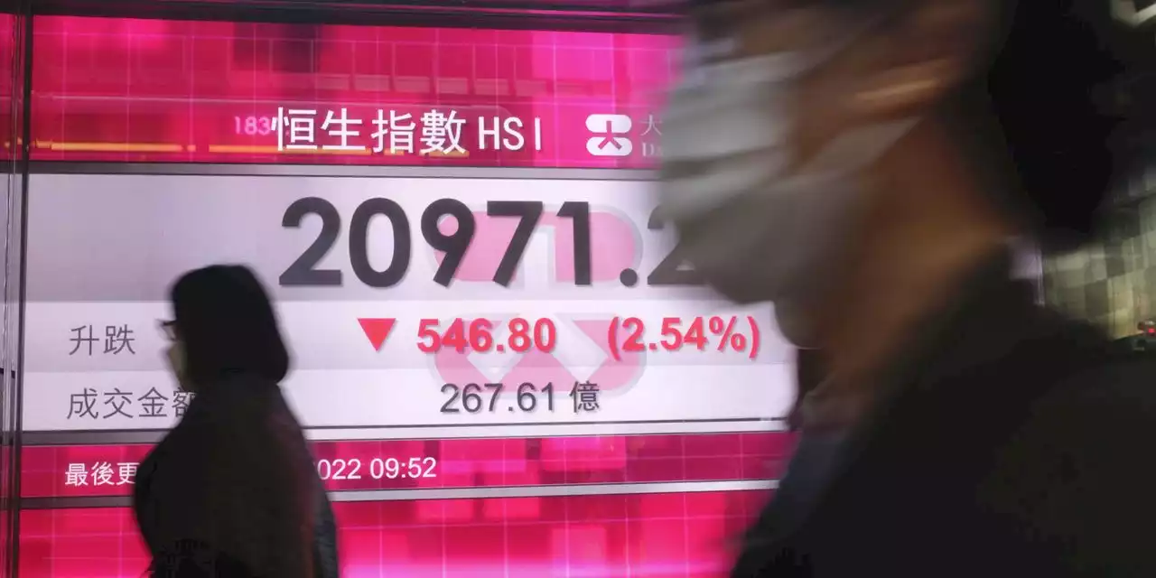 Asian shares mostly higher despite concerns over recession