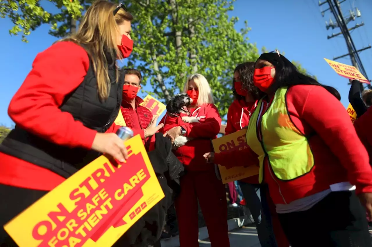 Thousands of Sutter nurses strike at Bay Area facilities for better staffing, health and safety measures