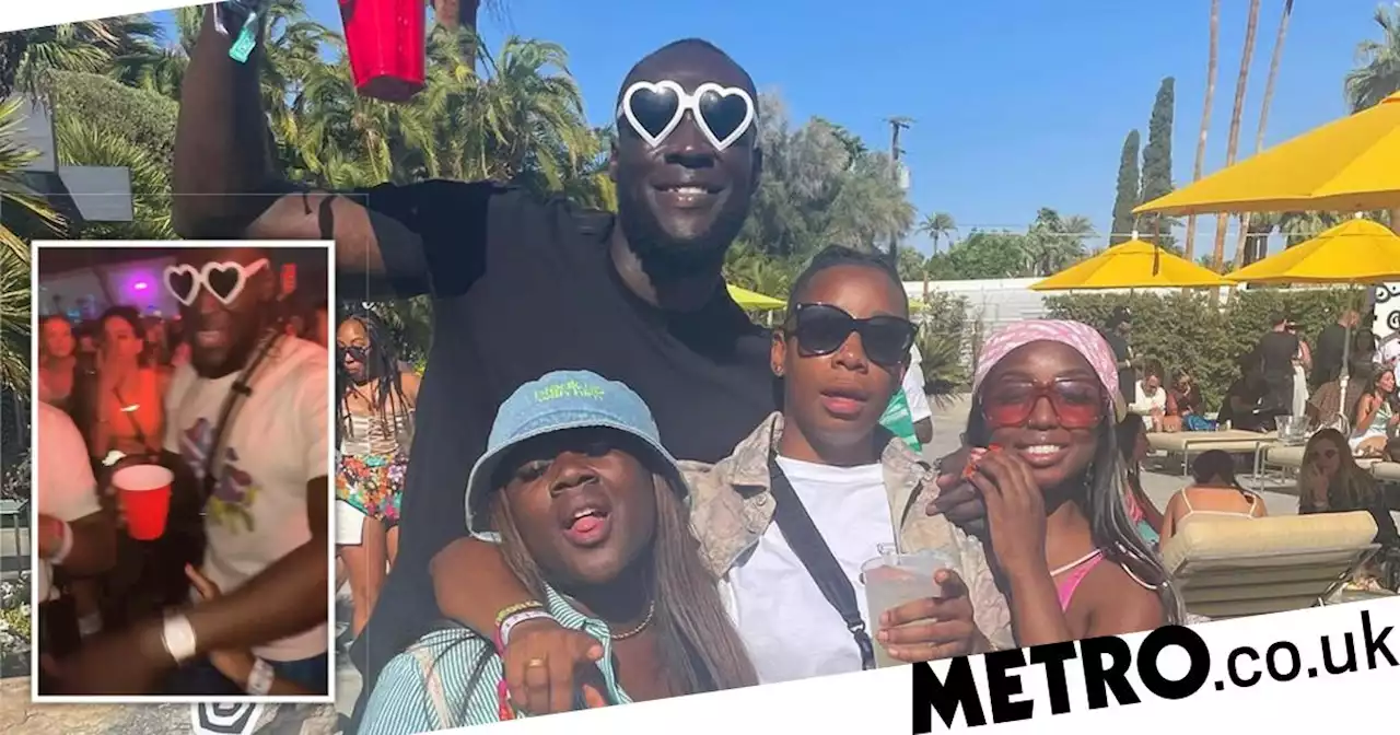 Nobody enjoyed Dave’s Coachella performance more than Stormzy