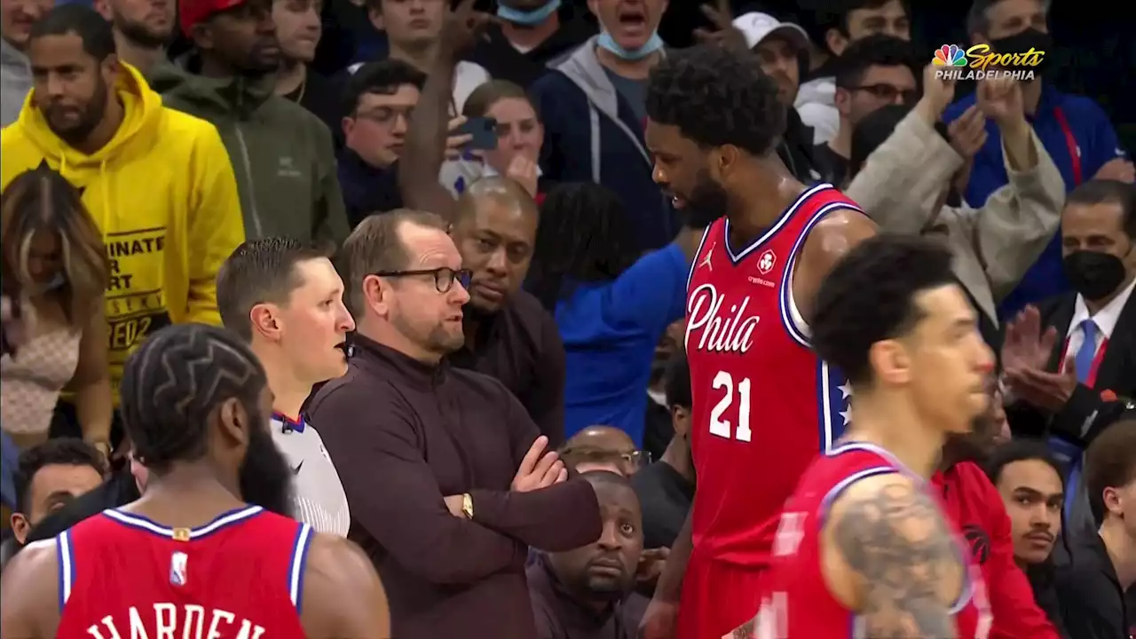 NBA Playoffs: Joel Embiid Details NSFW Chat With Nick Nurse at End of Game 2