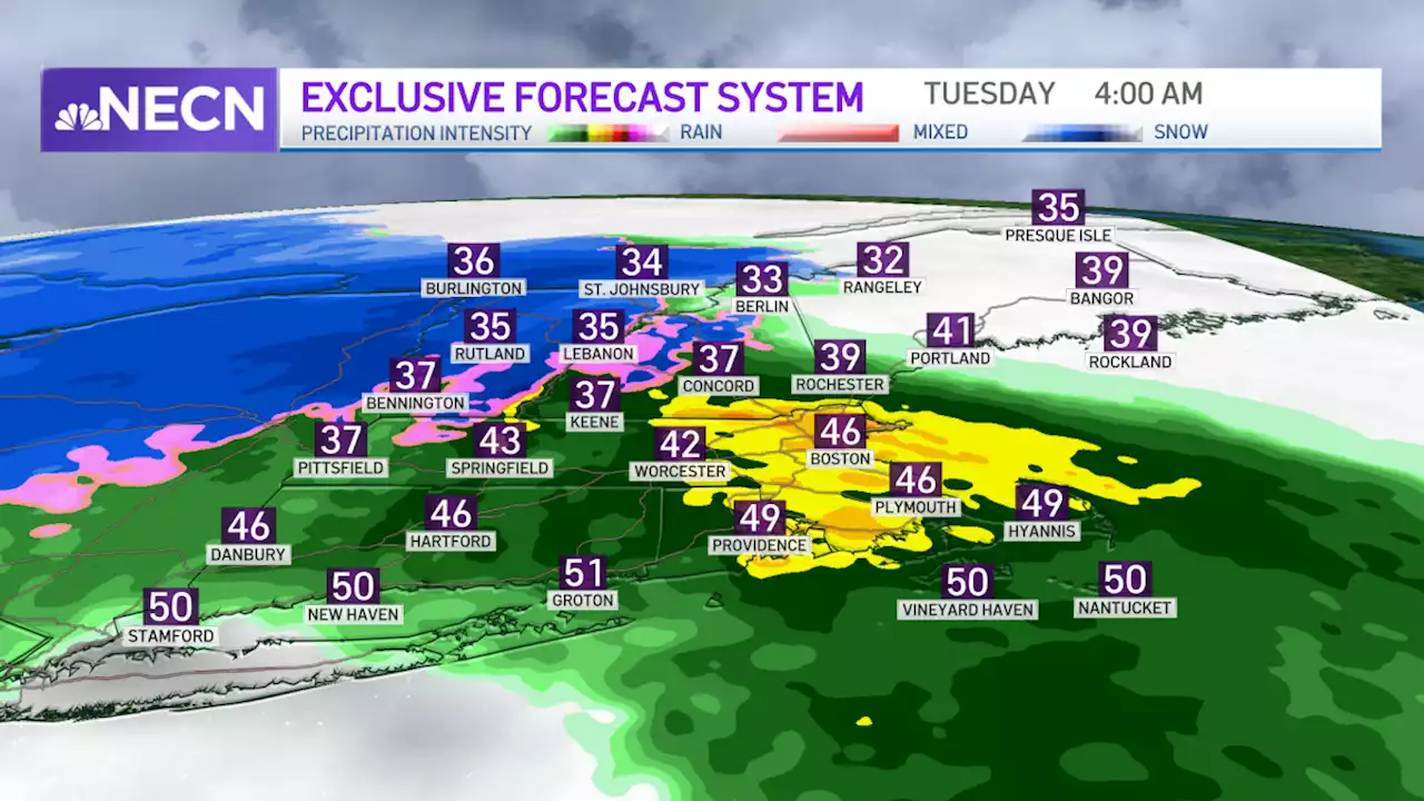 Some Parts of New England Could See April Snow