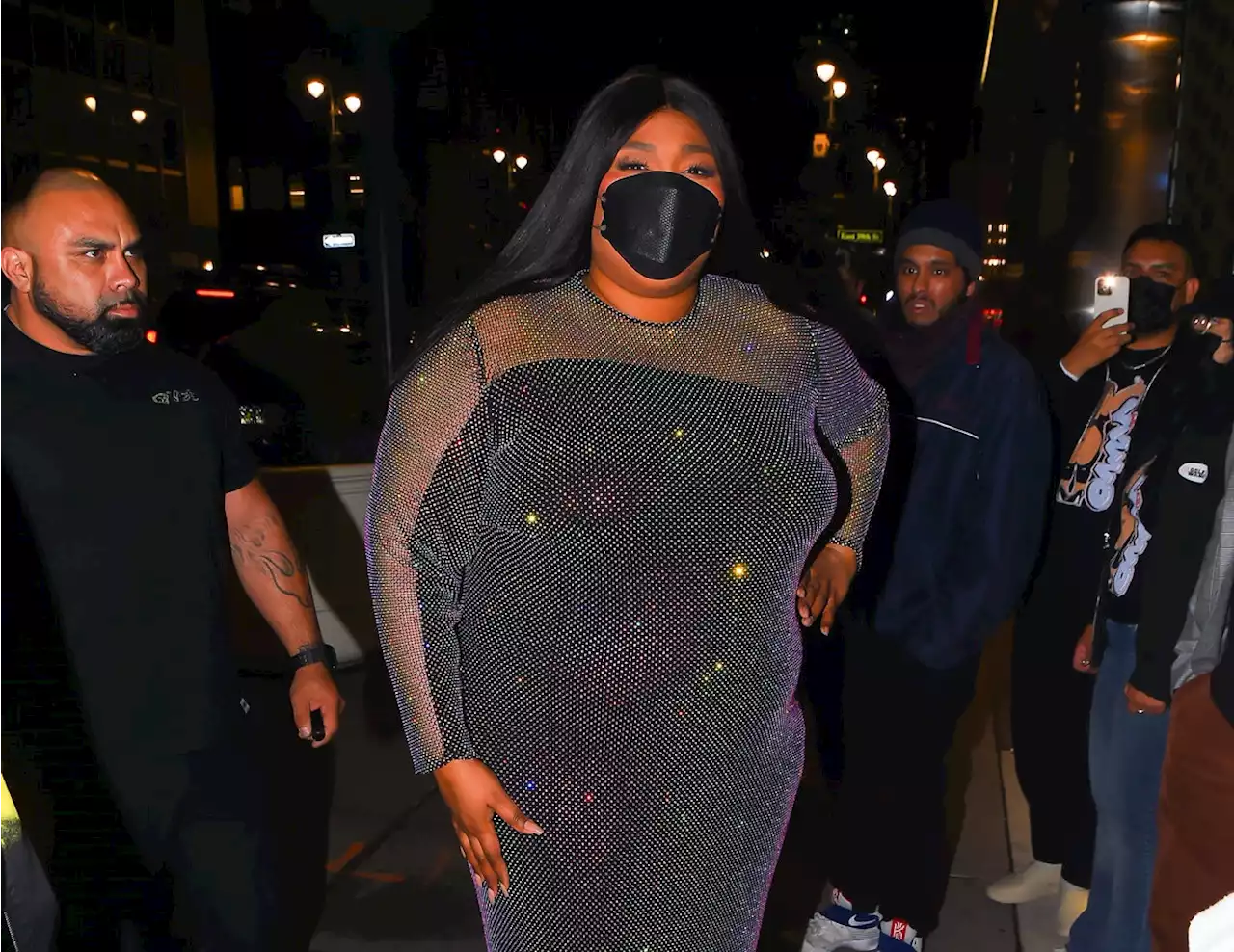 Lizzo Wore A Crystal-Covered Dress For The 'SNL' After Party