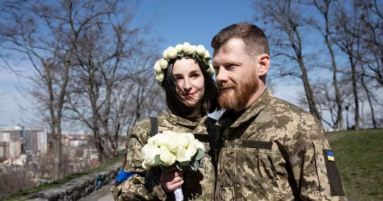 The Ukrainian Soldier From New York Magazine’s March Cover Got Married