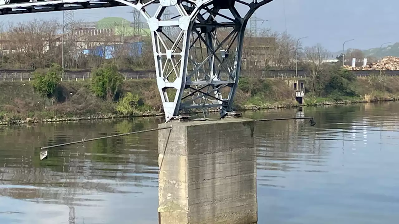 A Ougrée, la passerelle qui menace de s'effondrer va pouvoir être démontée plus tôt que prévu