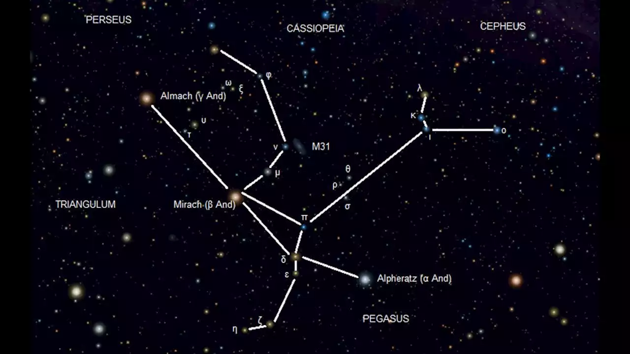 The Andromeda constellation: Facts, myth and location