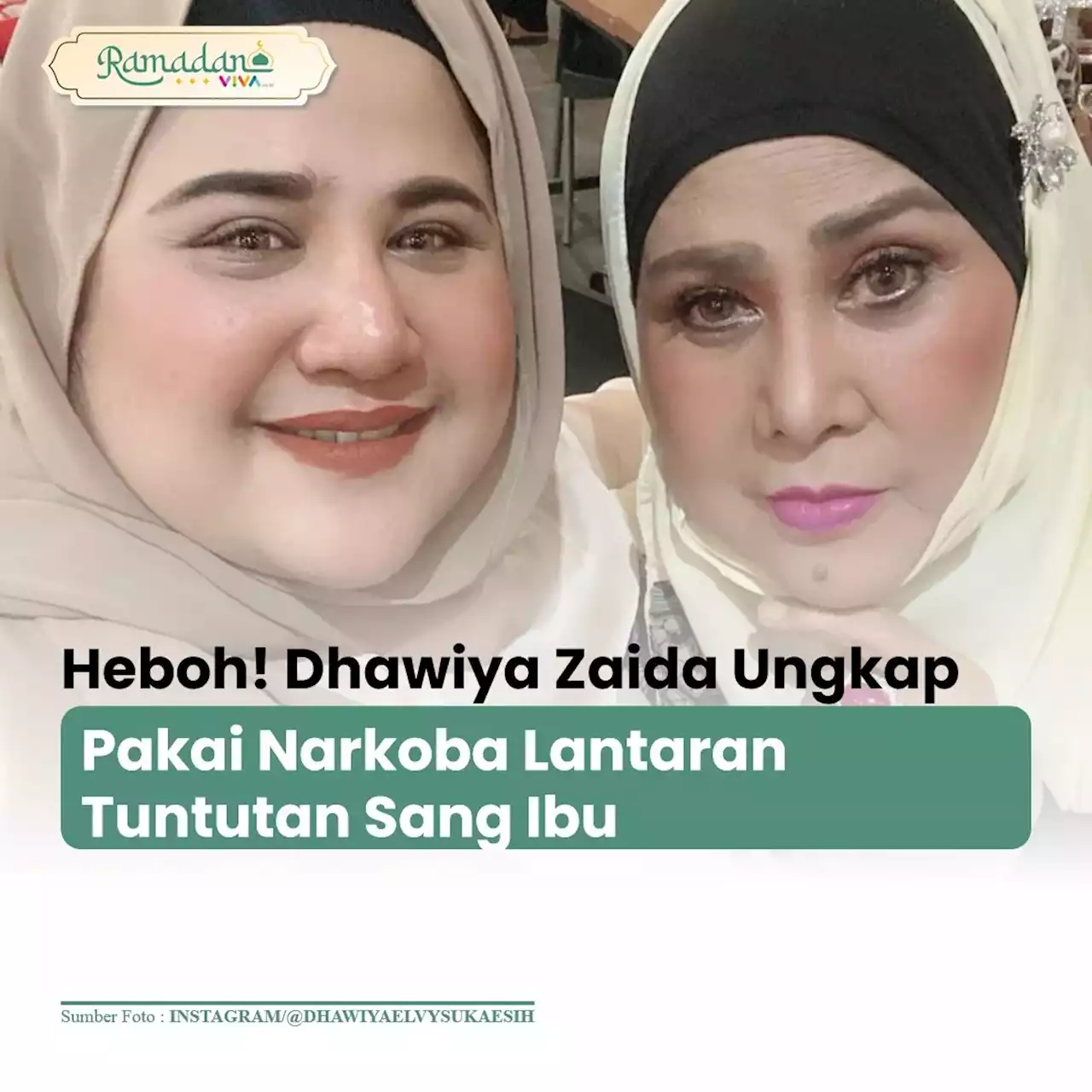 Heboh! Dhawiya Zaida Ungkap Pakai Narkoba Lantaran Tuntutan Sang Ibu