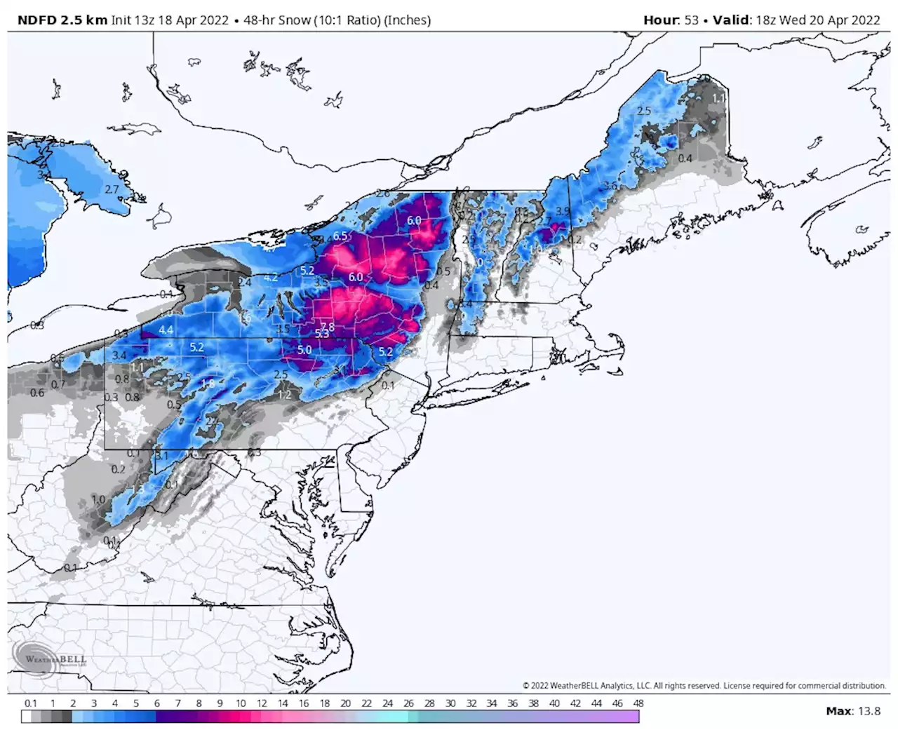 Coastal storm to plaster Northeast with inland snowfall