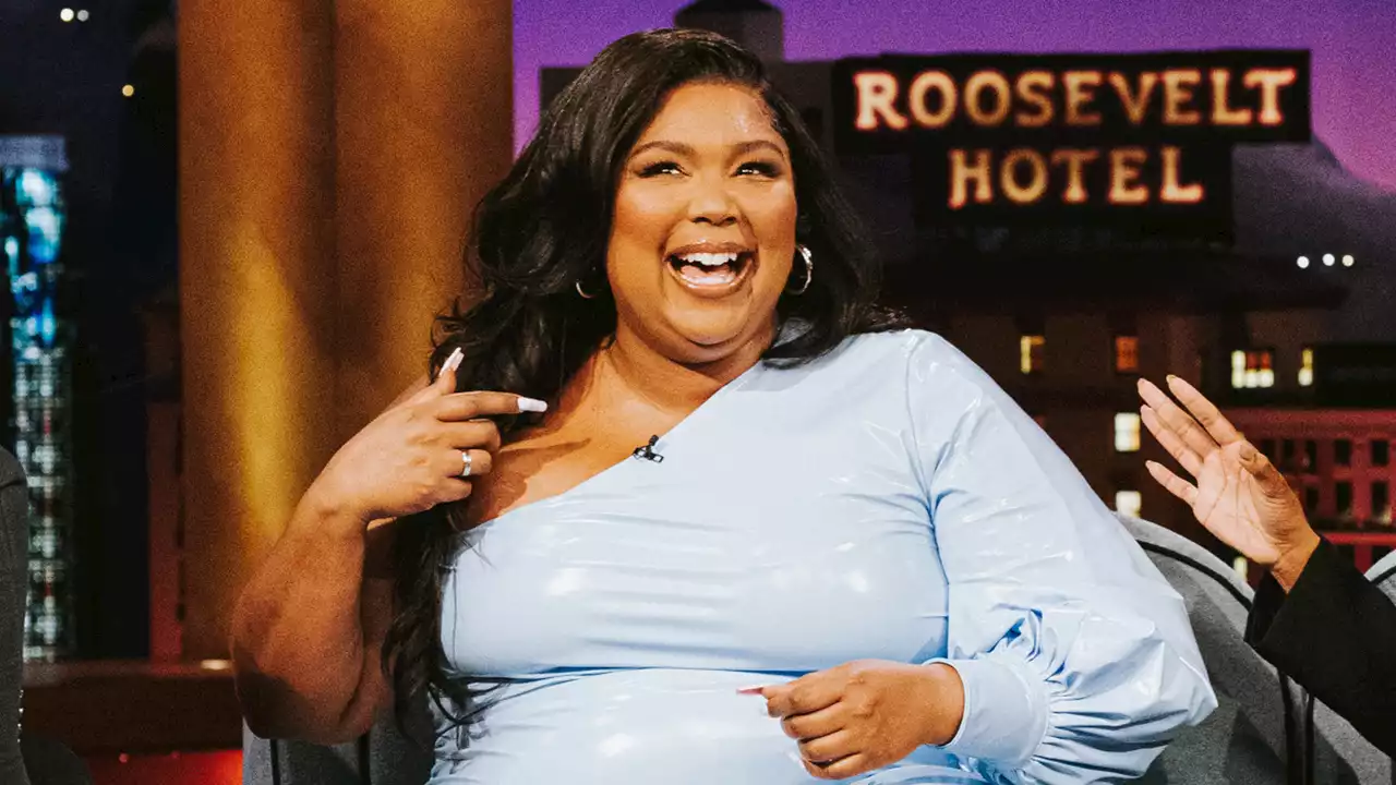 Lizzo's Purple Crocodile French Manicure Reminds Us so Much of 'Euphoria'