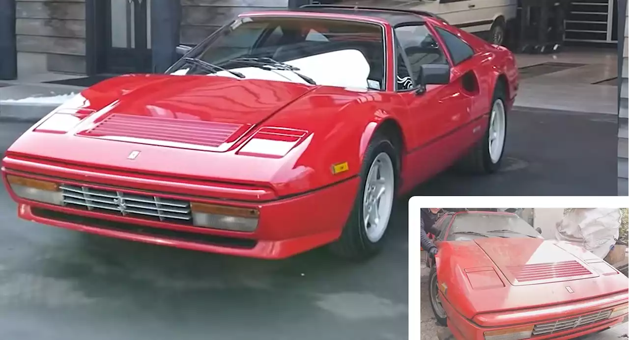 Ferrari 328 GTS's First Wash After Sitting In Barn For Years Has It Looking Like New Inside And Out | Carscoops