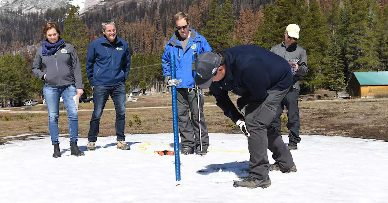 California snowpack at 38% of average