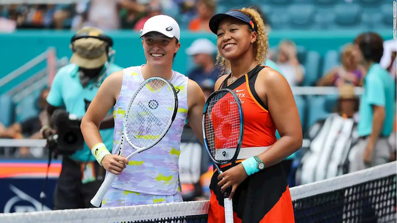 Polish tennis star Iga Swiatek defeats Naomi Osaka to win Miami Open ahead of rise to No.1 rank