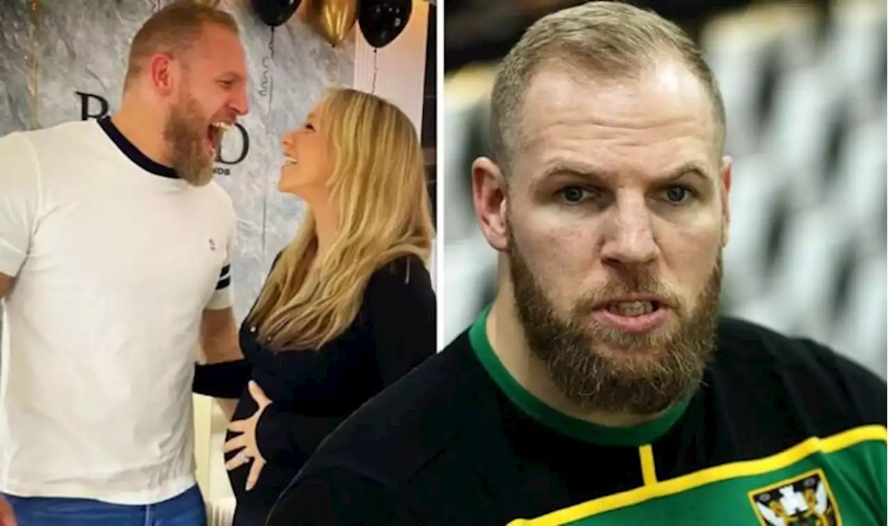 Chloe Madeley's 'grumpy' husband James Haskell plans to tell unborn child to 'b****r off'