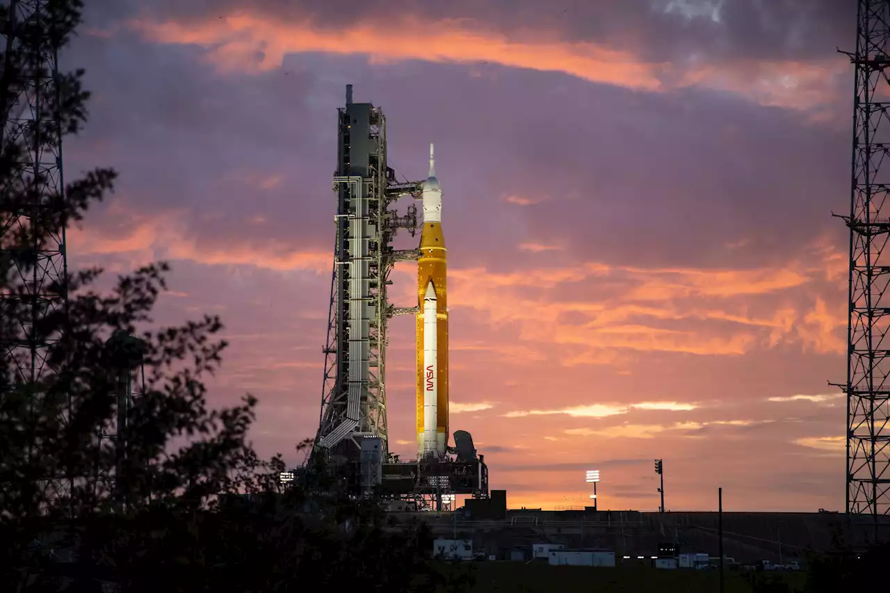 NASA's test of its massive moon rocket is underway today | Digital Trends