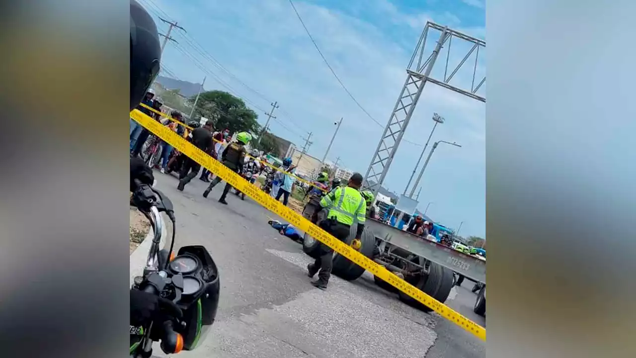 Hombre murió atropellado por una tractomula en Santa Marta