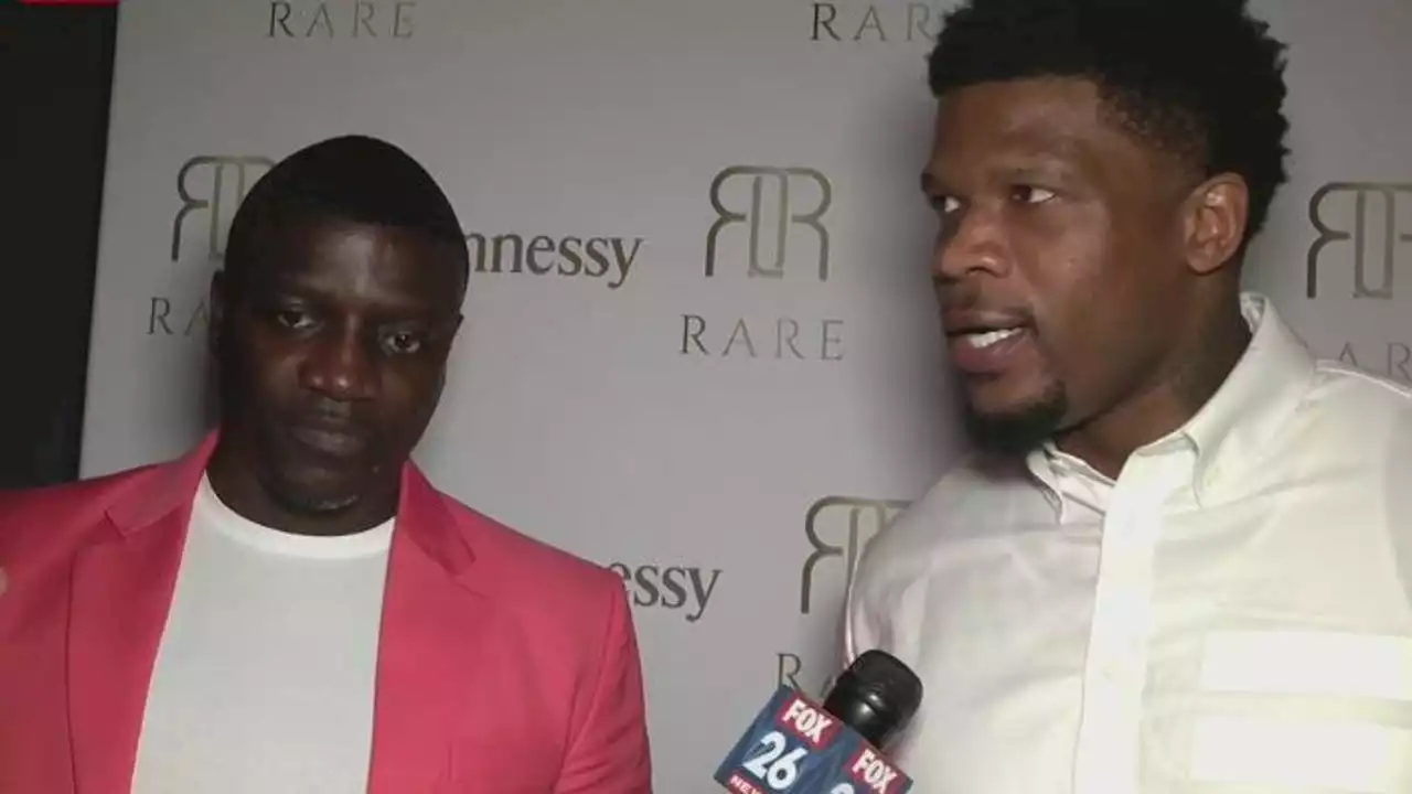 Akon & former Texans player Andre Johnson open new steak house on Washington Avenue