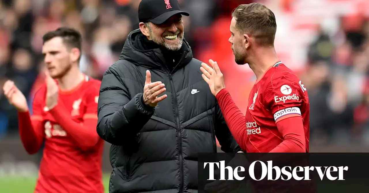 Jürgen Klopp relishes intensity of Liverpool’s title tussle with City