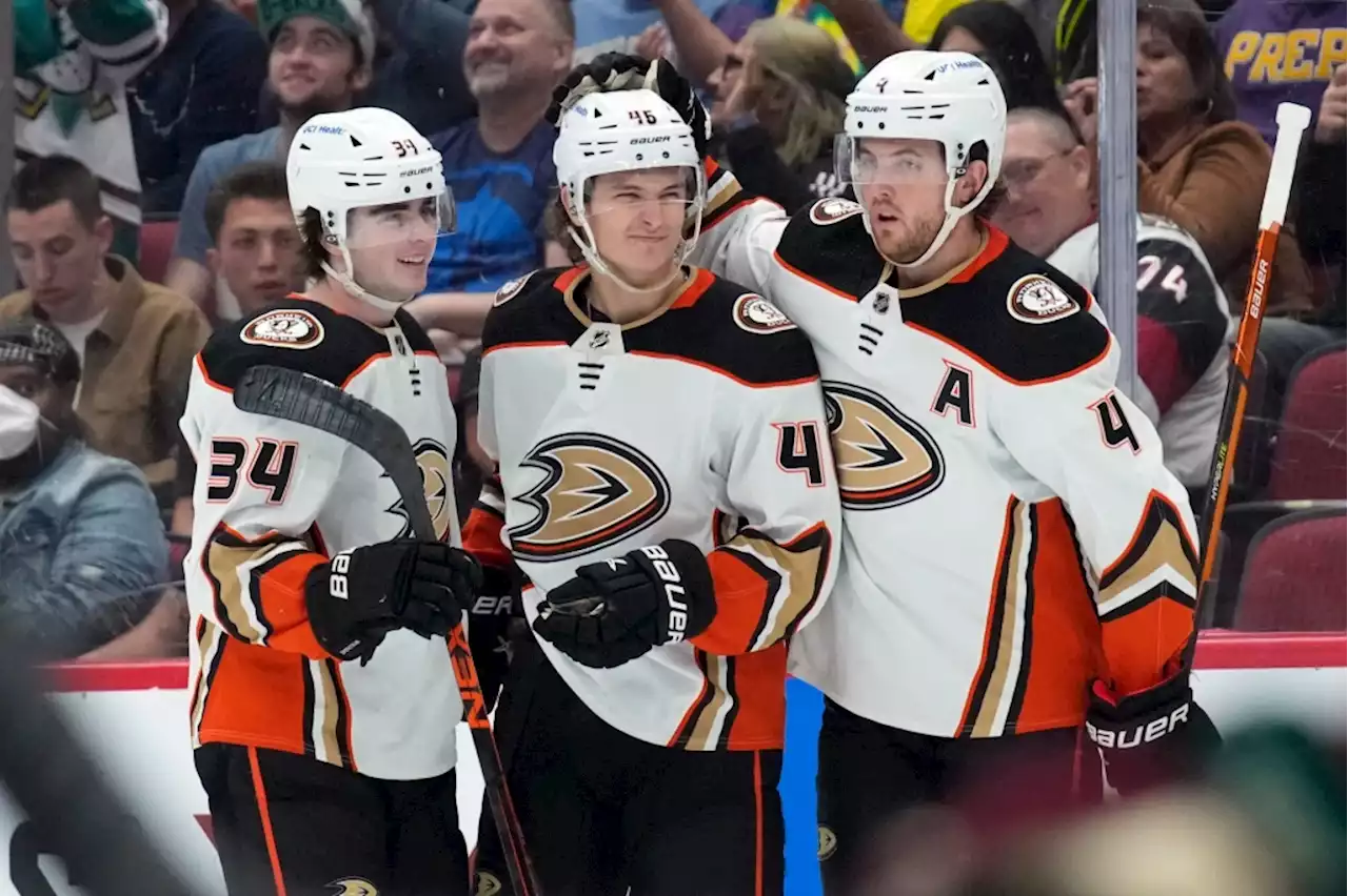 Trevor Zegras’ wizardry sparks Ducks past Coyotes in game with ugly finish