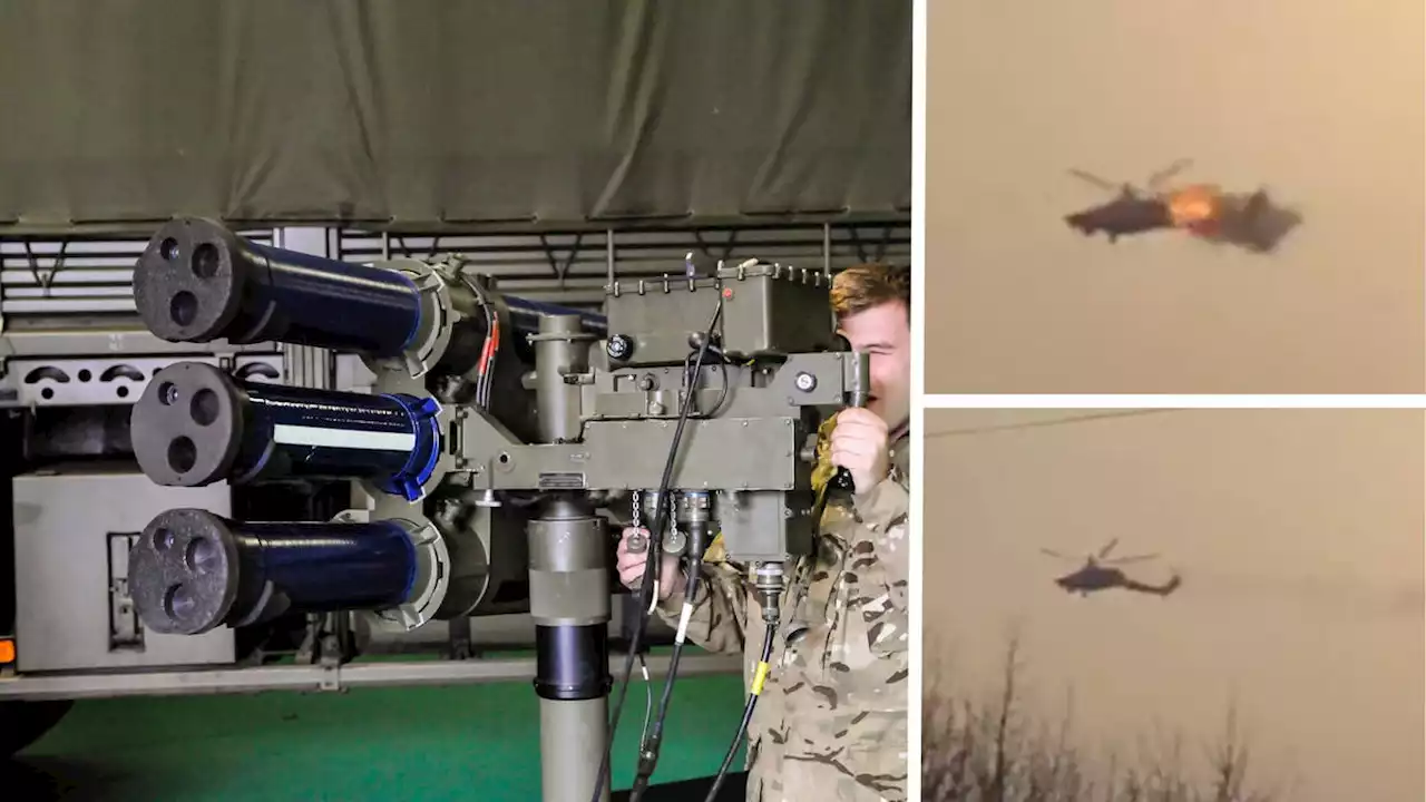 British-made Starstreak missile 'shoots down Russian helicopter' in Ukraine