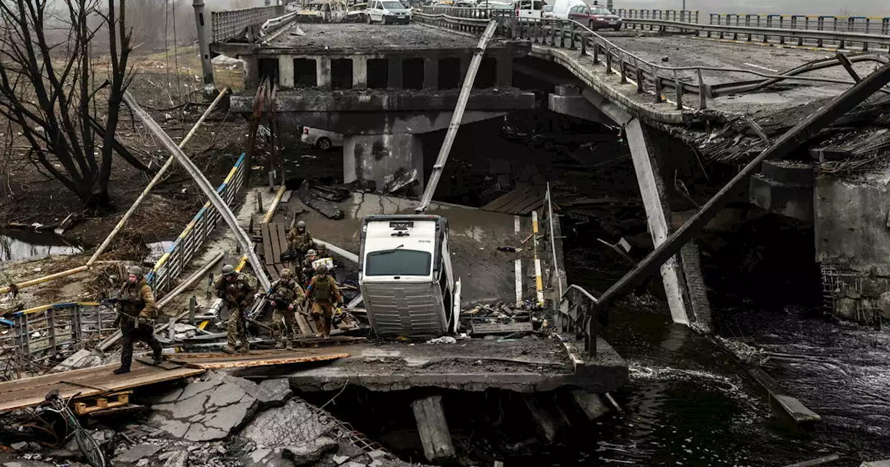 Guerre en Ukraine: dans les rues d’Irpin, après les bombes russes, l’apocalypse et la désolation