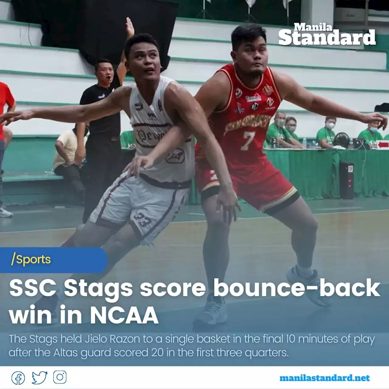 SSC Stags score bounce-back win in NCAA