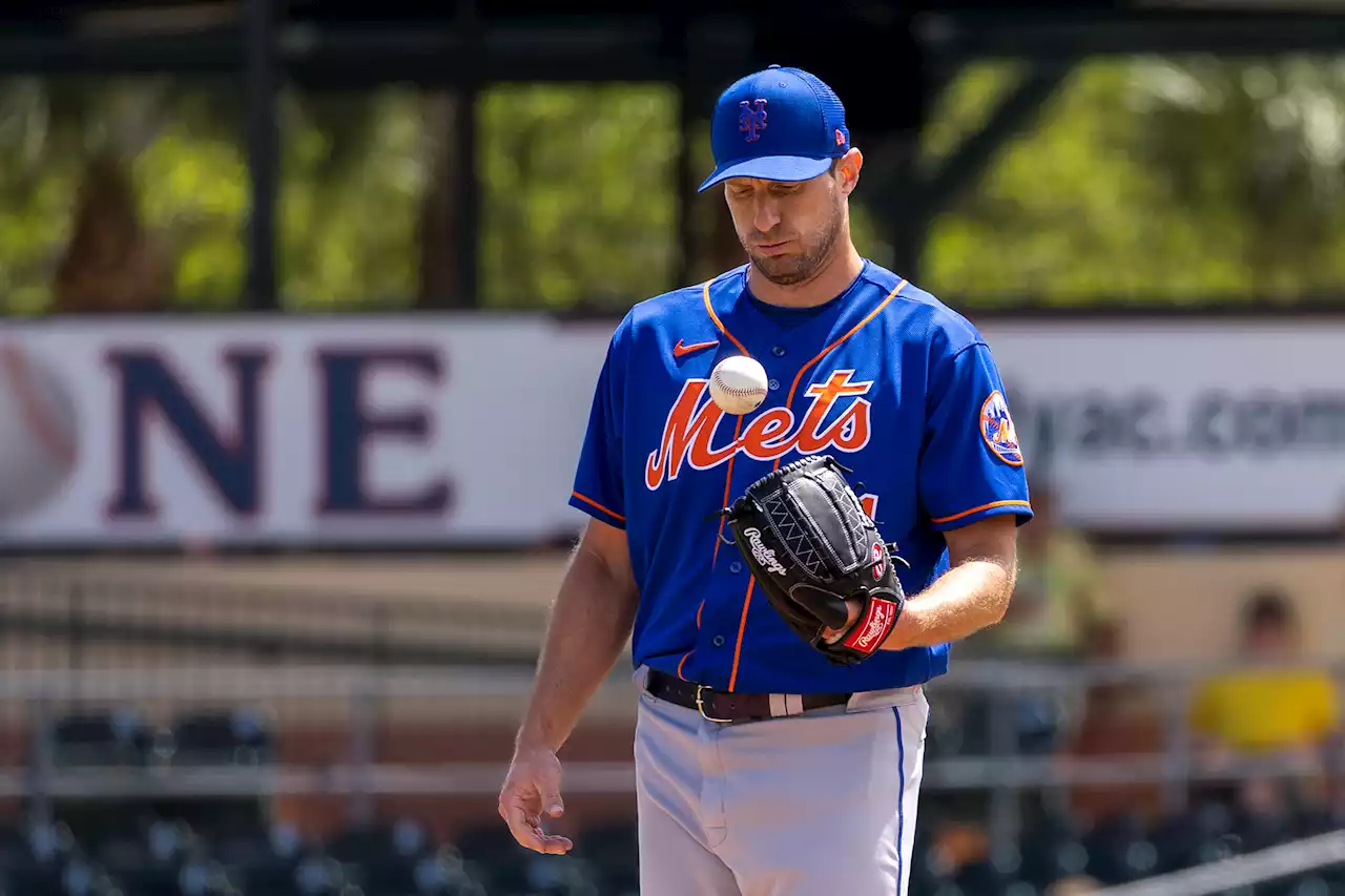 Mets’ Max Scherzer scratched from start with injury putting Opening Day in doubt