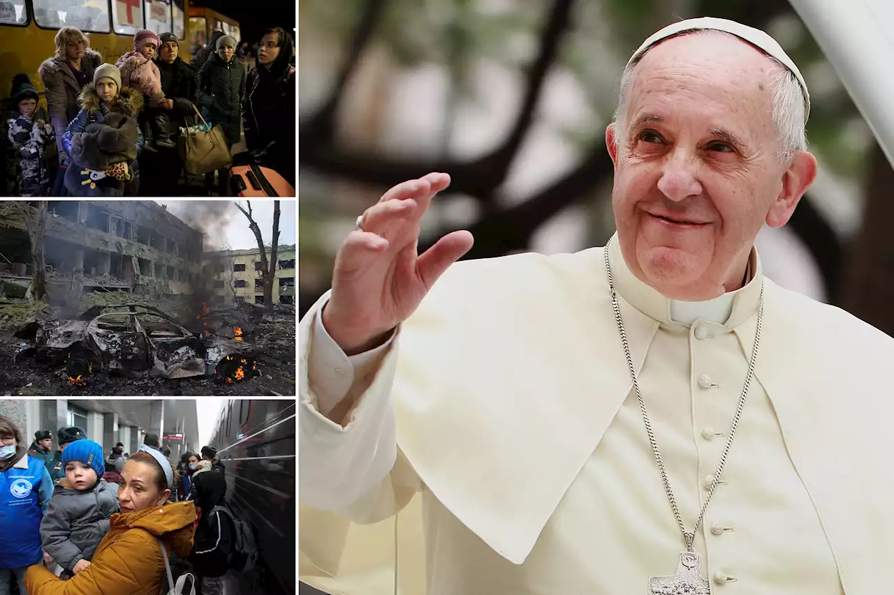 Pope Francis hints at Kyiv visit as Ukraine evacuations continue