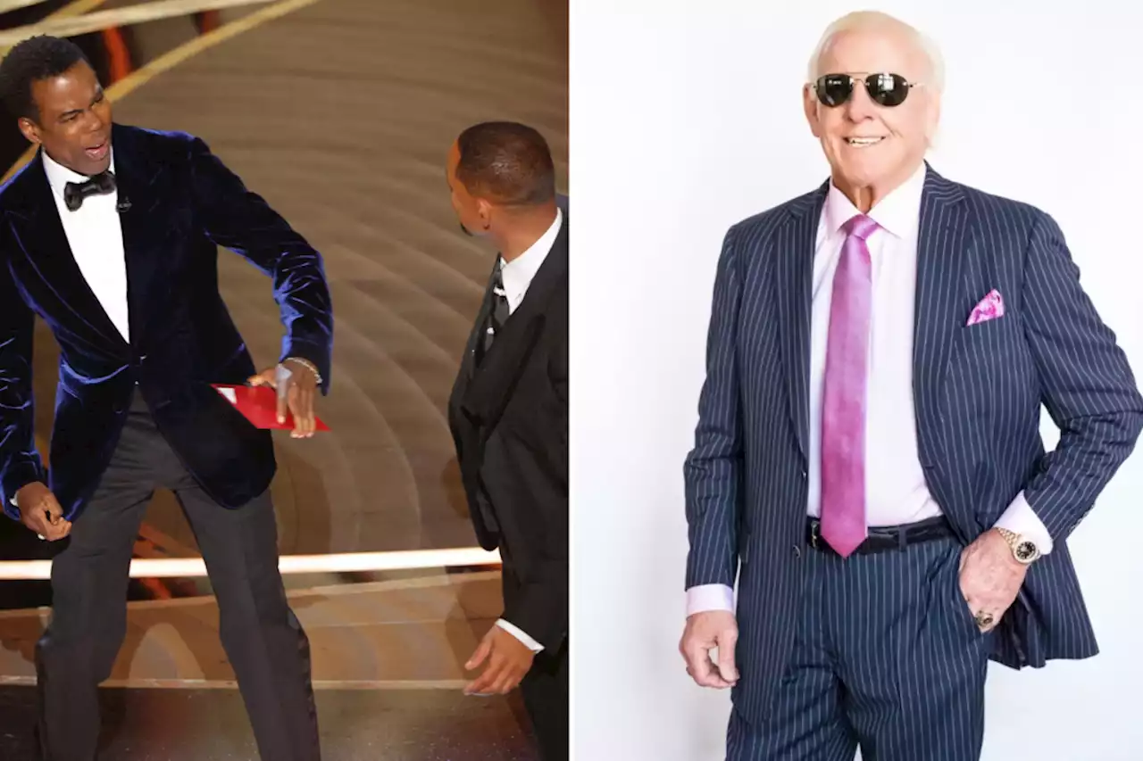 Ric Flair thinks Will Smith-Chris Rock slap at Oscars was staged: ‘You punch him’