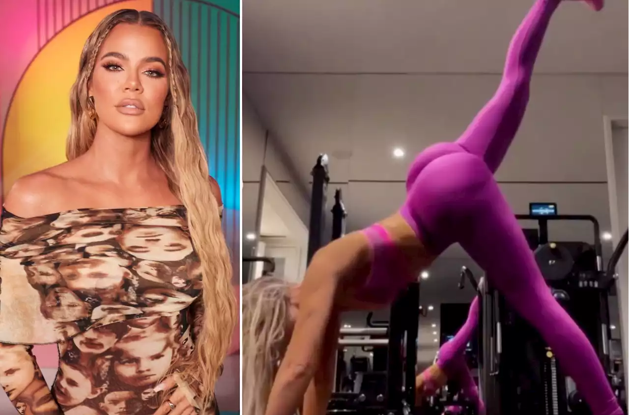 Khloé Kardashian accused of having butt implants thanks to workout clip