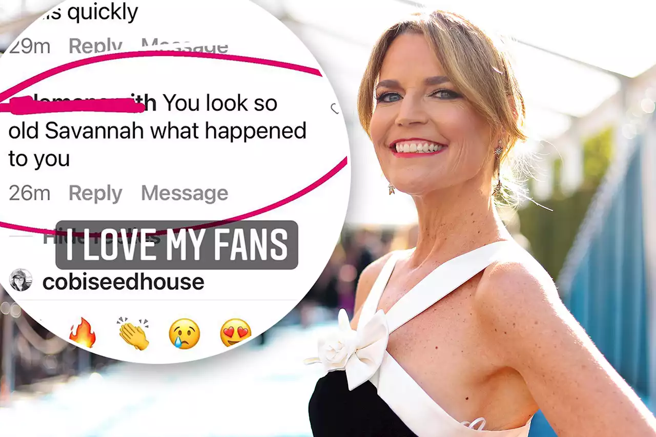 Savannah Guthrie laughs off troll asking why she looks ‘so old’