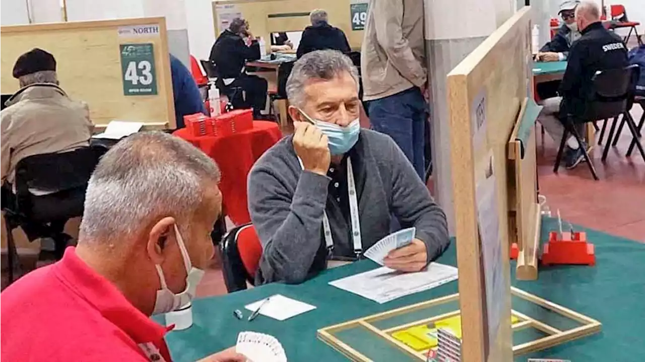 El ex presidente avanza en Italia en el Mundial de Bridge