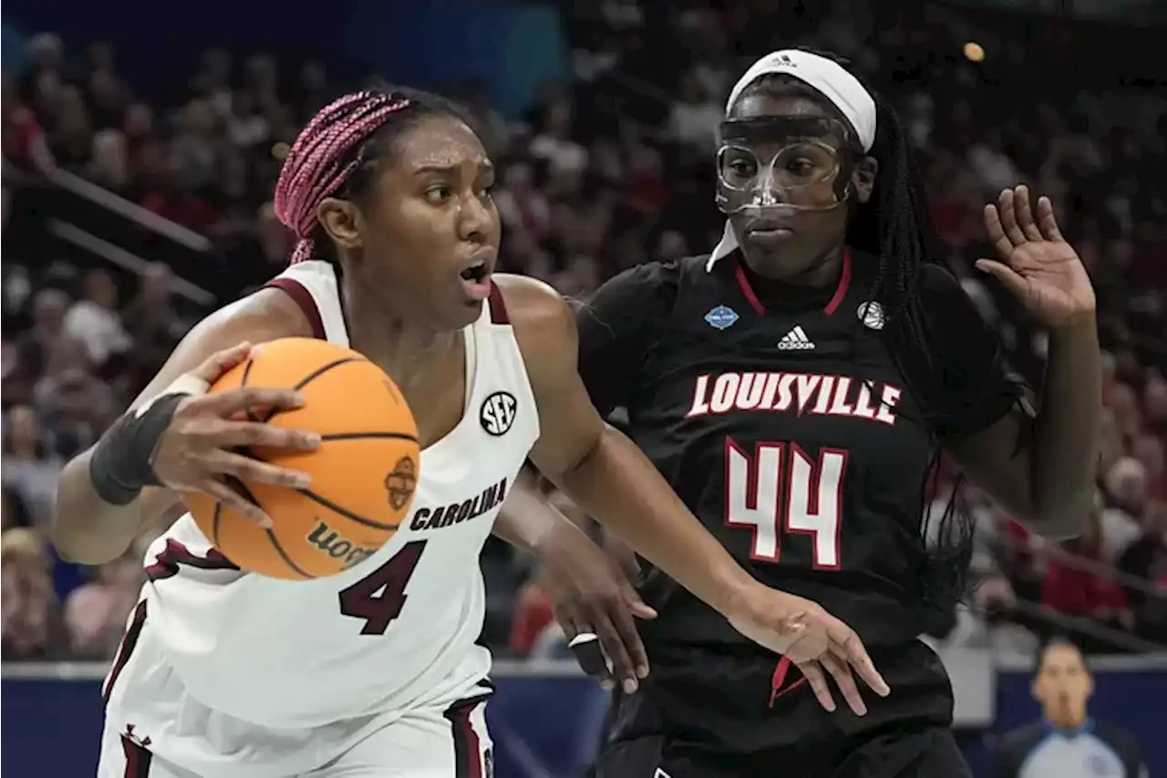 Aliyah Boston leads South Carolina past Louisville, 72-59, and into women’s title game