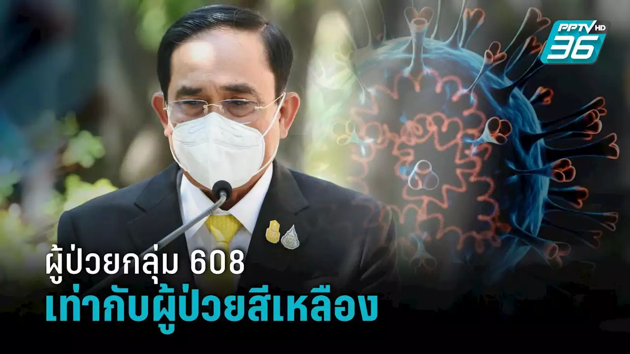 นายกฯ เร่งคัดกรองโควิด ยัน 'ผู้ป่วยกลุ่ม 608' ให้ถือเป็นคนไข้ 'กลุ่มสีเหลือง'