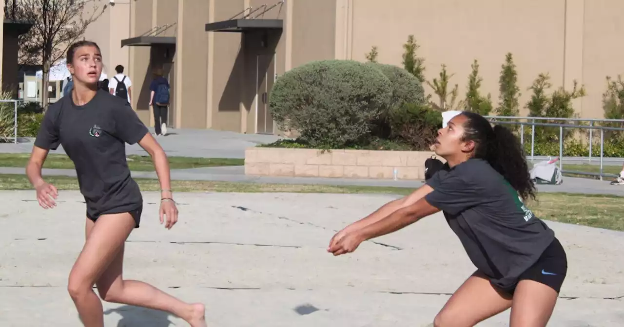 Helix High beach volleyball player uses speed, smarts