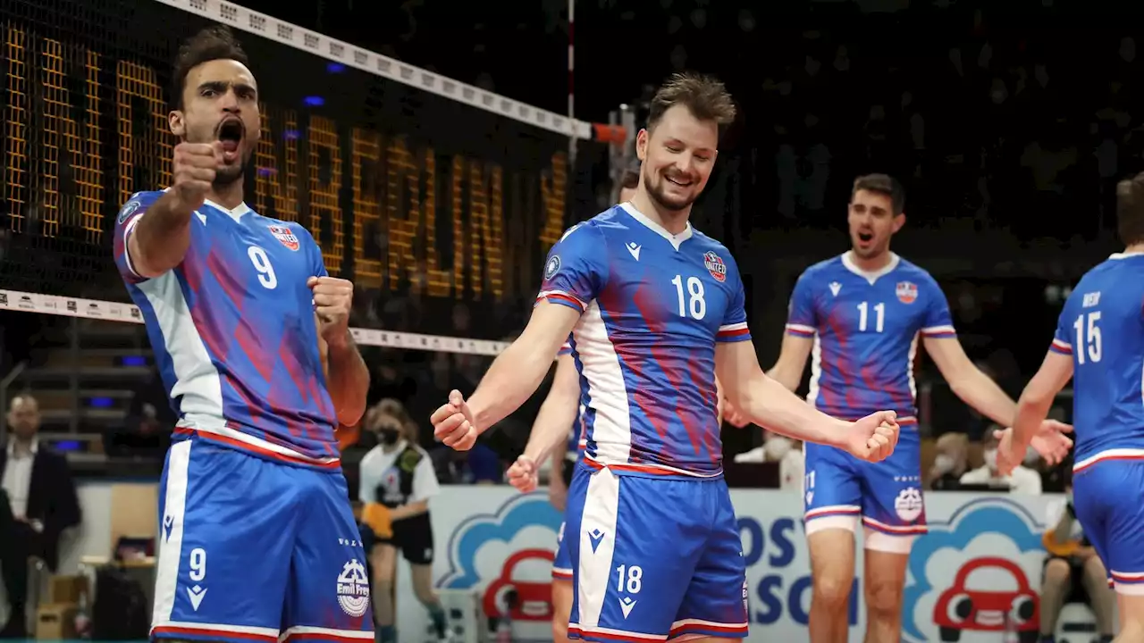 Volleyball-Playoffs: United Volleys Frankfurt fiebern voller Halle gegen Berlin entgegen