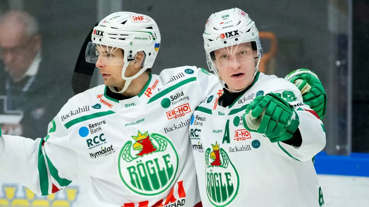 Ishockey: Rögle utjämnade kvartsfinalserien mot Oskarshamn