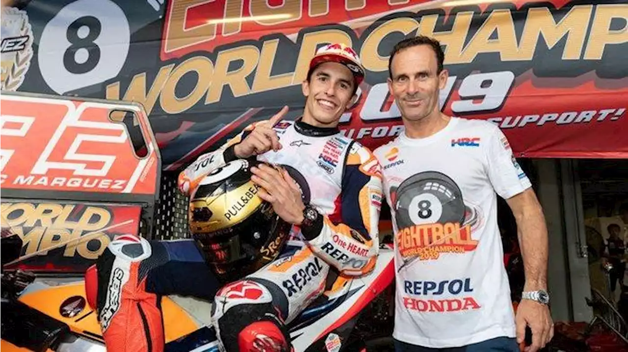 MotoGP 2022 - Bos Repsol Honda Redam Isu Marc Marquez Pensiun, Puig: Cederanya Enggak Parah - Tribunnews.com