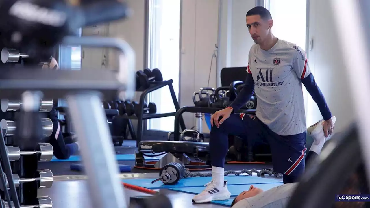 Alarma por Di María en PSG: se lesionó y será baja ante Lorient - TyC Sports