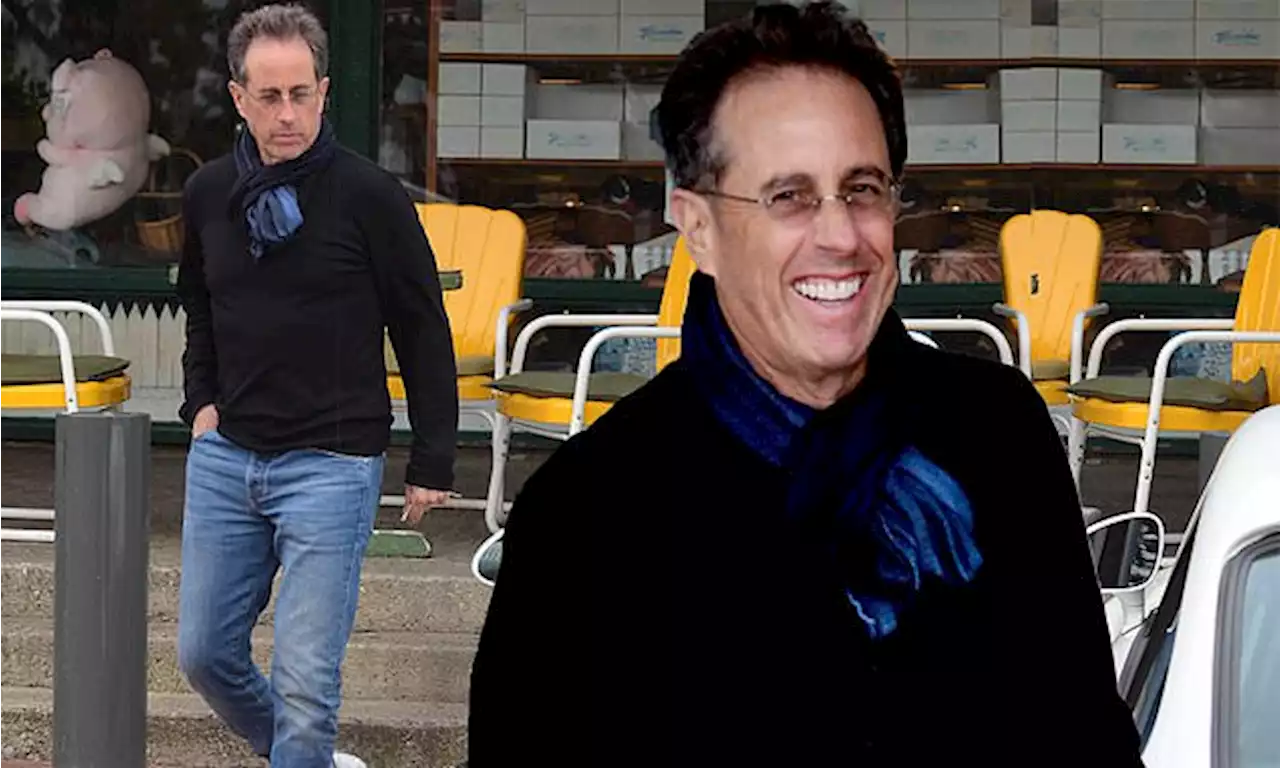 Jerry Seinfeld steps out after paying tribute to his on-screen mother