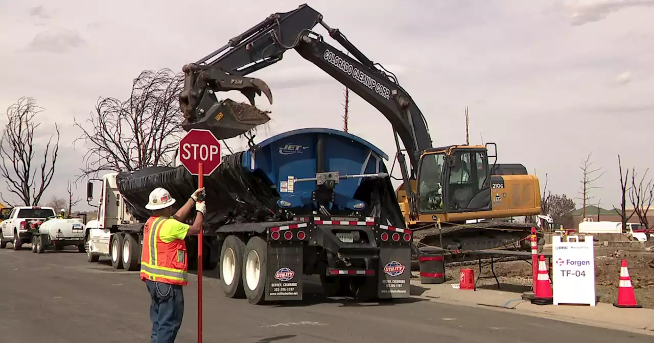 Government-funded Marshall Fire debris removal begins in Boulder County