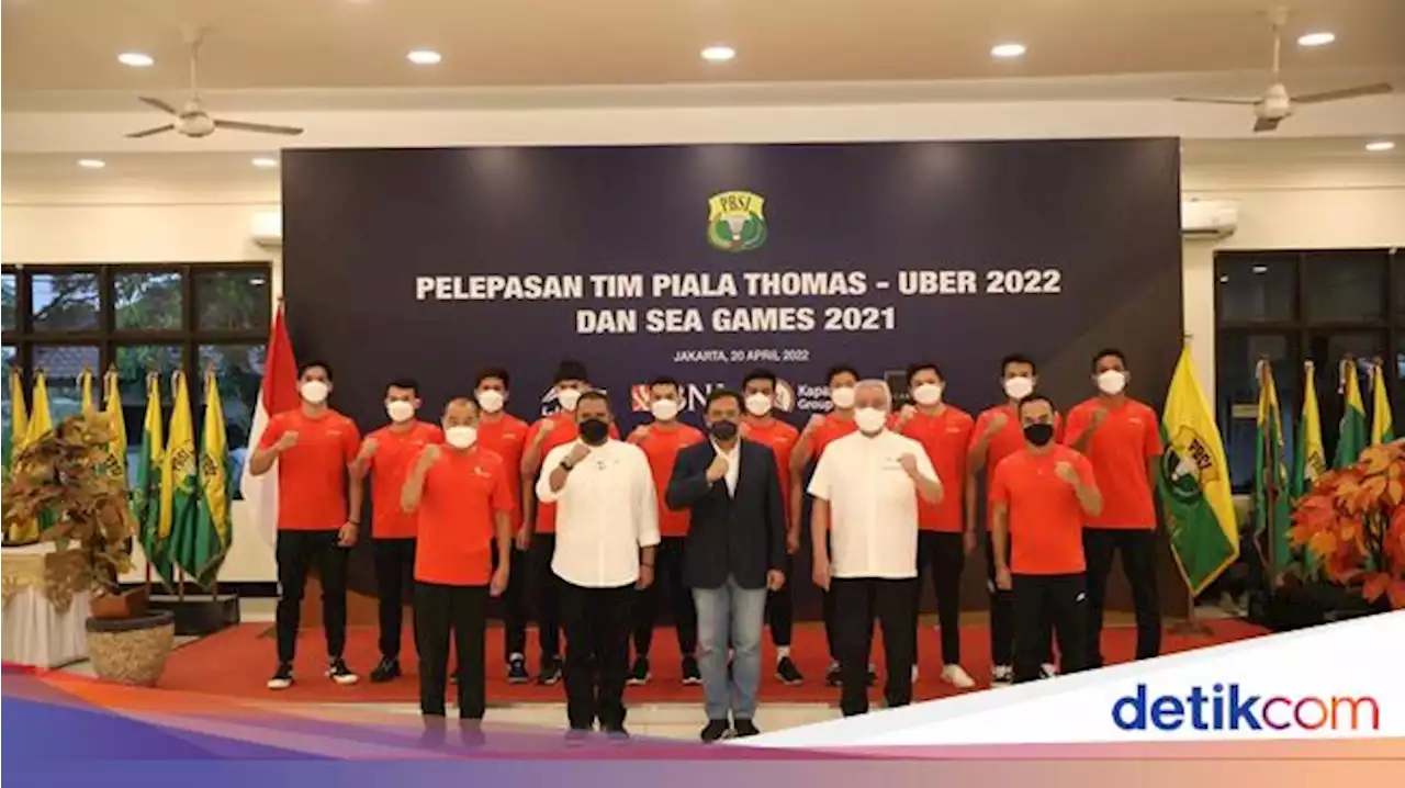 Lepas Tim Thomas-Uber dan SEA Games, Ketum PBSI Beri Suntikan Semangat