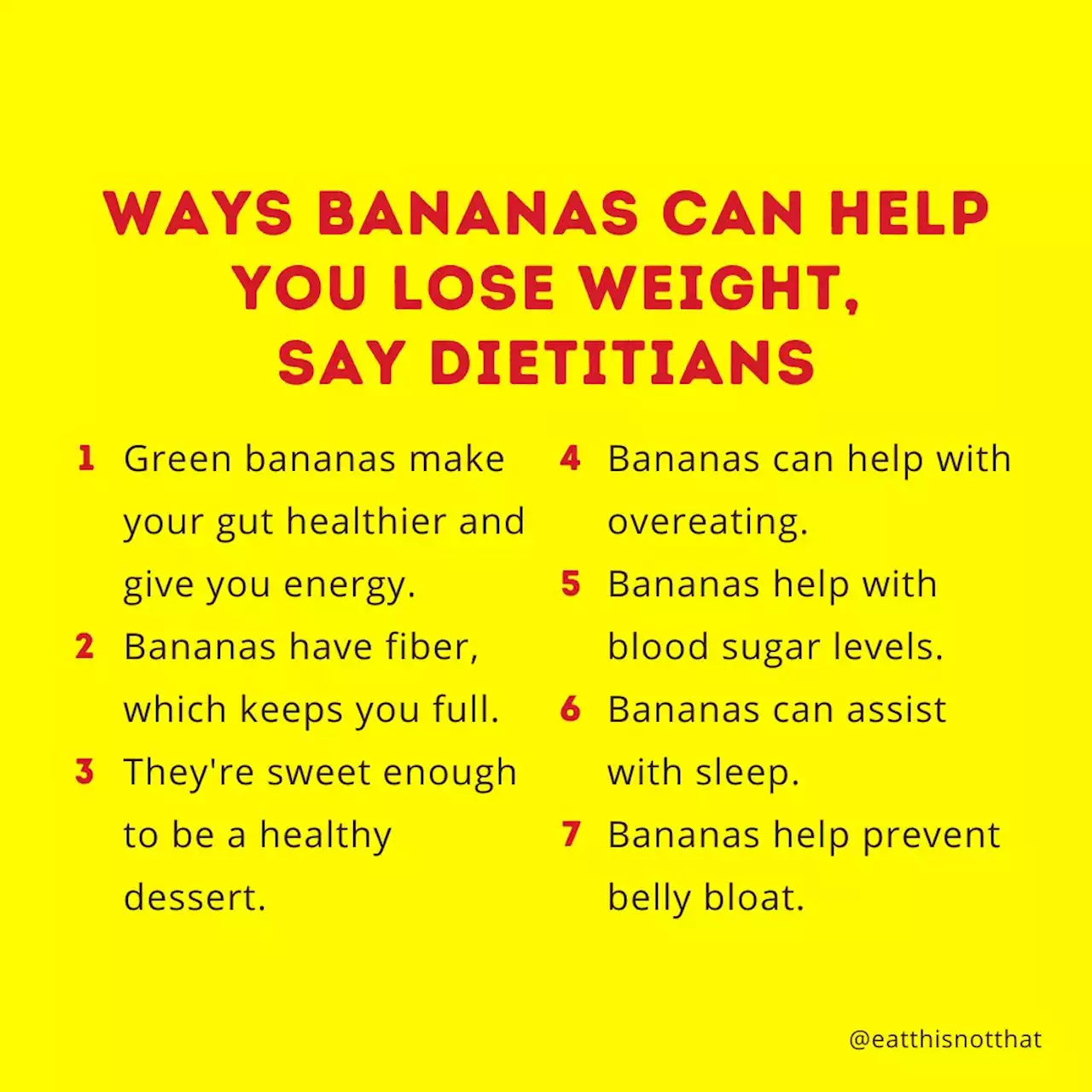 9 Ways Bananas Can Help You Lose Weight, Say Dietitians — Eat This Not That