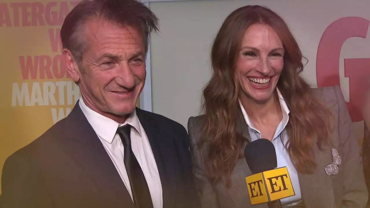 Julia Roberts and Sean Penn Discuss Working Together on 'Gaslit'