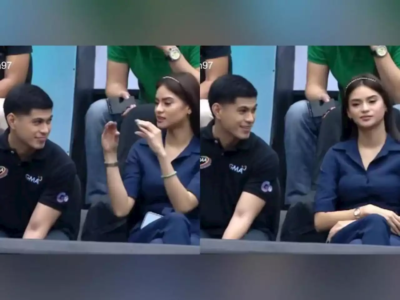 SPOTTED: Faith Da Silva watches NCAA basketball game with sportscaster Martin Javier