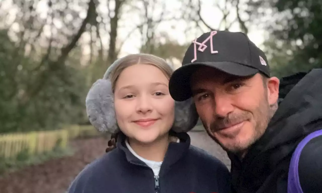 David Beckham shares new video of daughter Harper as you’ve never seen her before