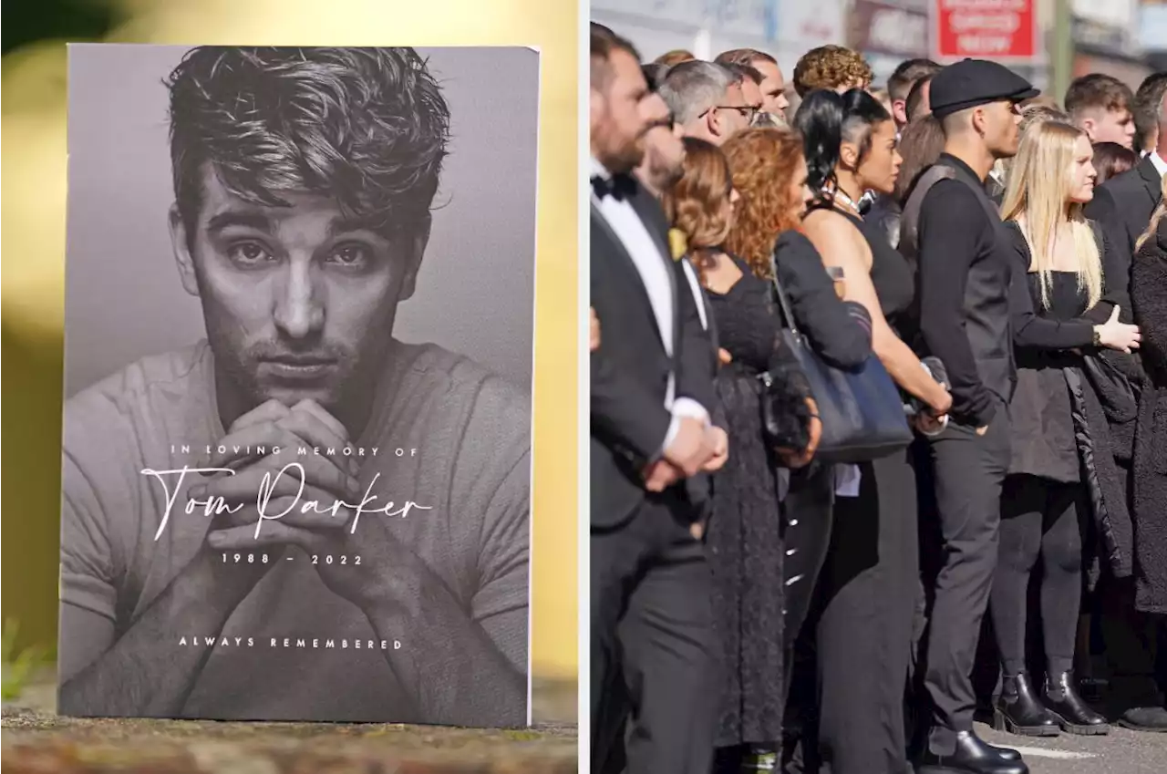 Hundreds Of Fans Line The Street To Pay Tribute As The Wanted's Tom Parker Is Laid To Rest