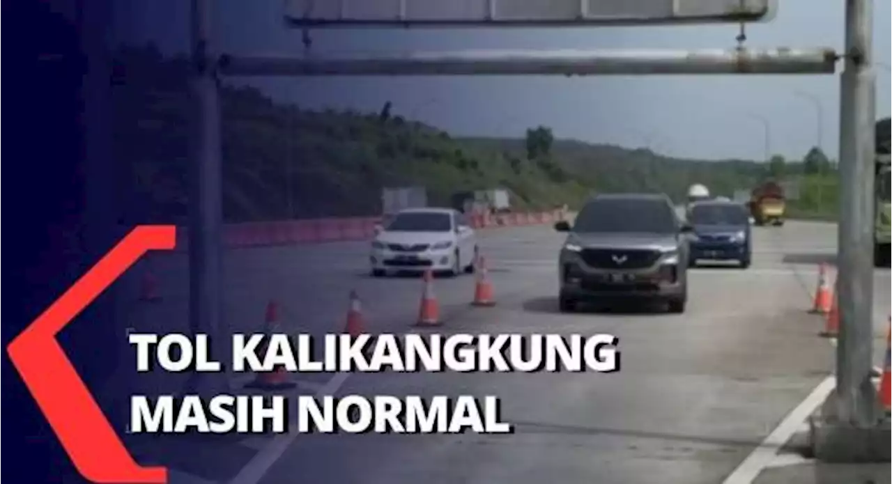 Tol Kalikangkung Semarang Masih Normal, Meski Mulai Didominasi Kendaraan Pribadi