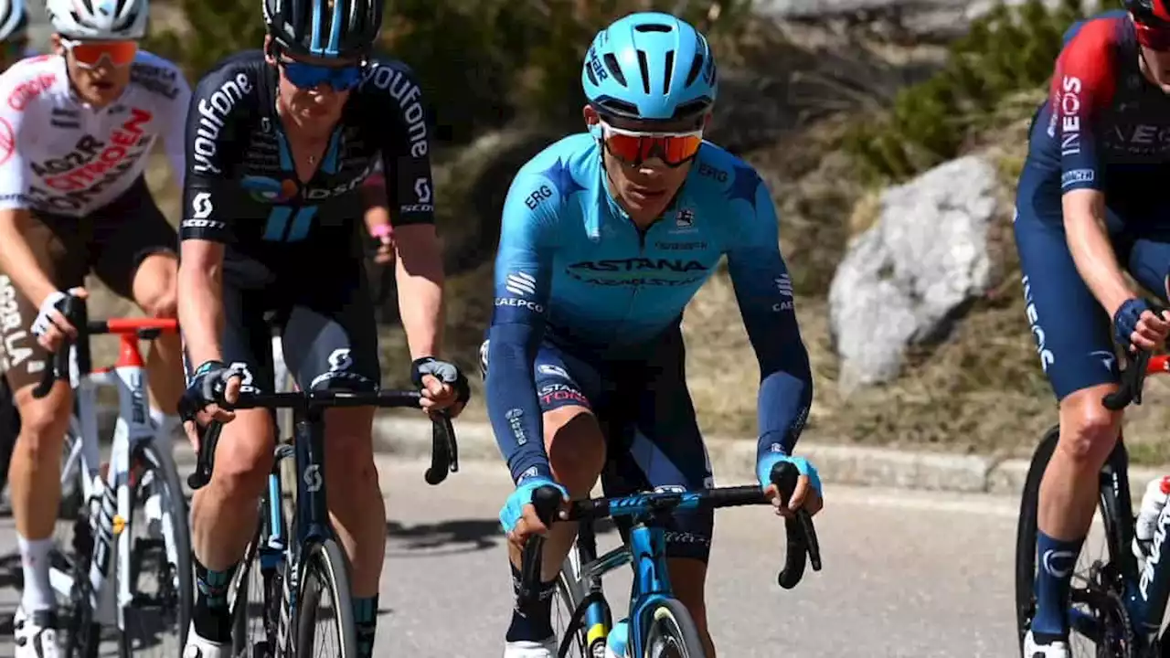 En Astana preocupa el mal nivel de 'Superman' López de cara al Giro de Italia