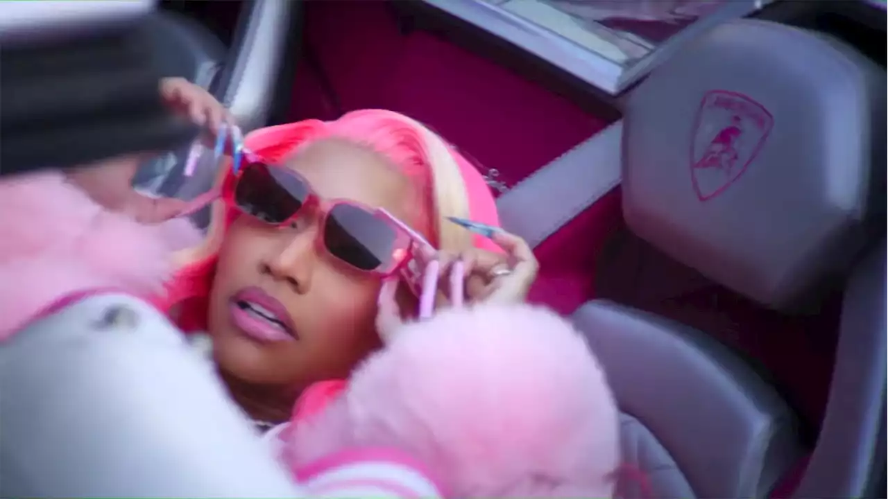 Nicki Minaj Revs a Pink Lambo Through N.Y.C. in 'We Go Up' Video