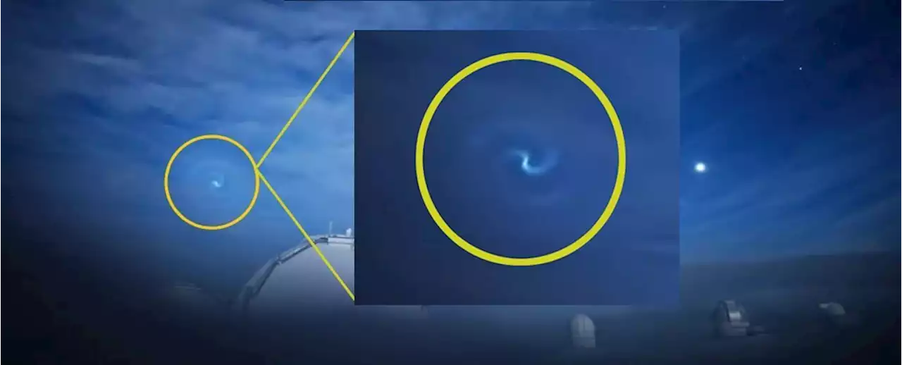 Mysterious Glowing Swirl Over Hawaii Was Actually a Dying SpaceX Rocket